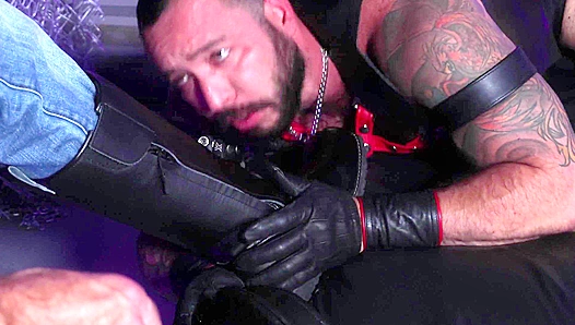 Leather Daddy Dominates Rides Hung Latino Stud – Men Over 30