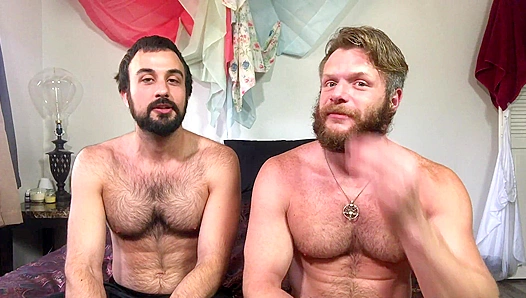 Bearded Beefcakes Unleash Lustful Quarantine Desire: Mason Lear Brian Bonds Raw Ready for