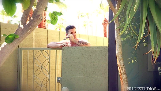 Dylan Lucas Spies on Neighbors Horny Twink, Cant Resist Fucking Him Senseless – 18+