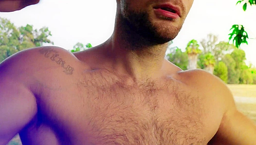 Post-Workout Perspiration Ignites a Steamy, Unbridled Raw Fuck Session Between David