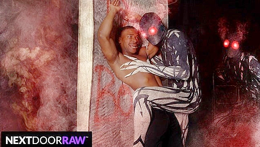 Adrian Hart Devours Hung Thugs Monster Cock Raw on Halloween Night - Ruthless anal