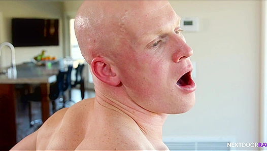 Princeton Prices Tight Hole Stretched Wide by Roomies Thick Strap-On – NaughtyGayAnal