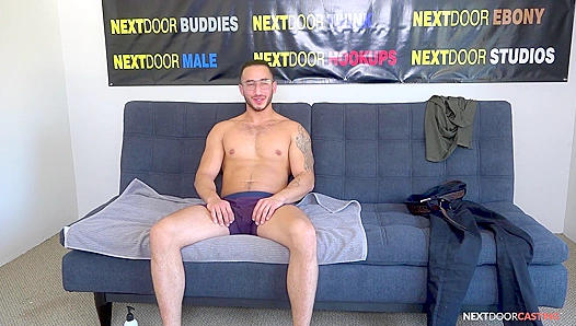 Xavier Coles Chiseled Form on Full Display as He Masturbates with Raw Desire –