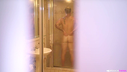 Scott Finns Hung Thirst Pours Over Next Door Cuties In Sizzling Four-Way Bareback Romp