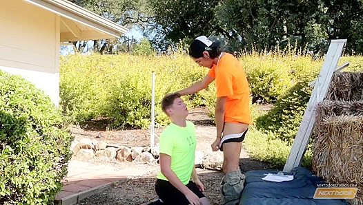 College Cutie Feasted on Thick Meat Outdoors - Naughty Neighboring Hookup 18+