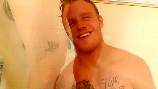 Steamy Jock Showers Exposed: Peeking at Muscular Bodies Wrapped in Steam and Beads of