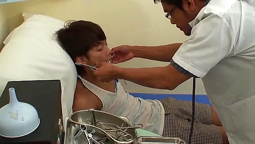 Doctors Delight: Dominant Exam Turns into Steamy Bareback Sex with a Naive Asian Boy -