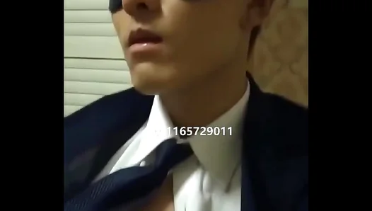 Adorable Teen Submits to Bondage Blowjob: Asian Boys Innocence Overwhelmed by Dominant