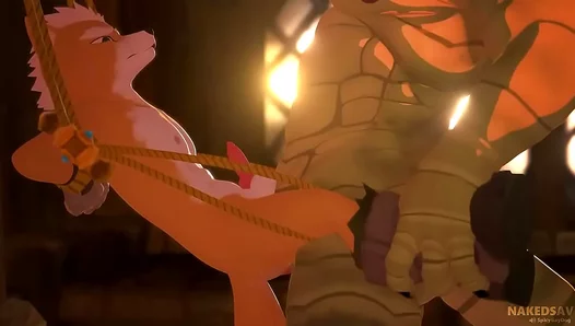 Furry Foxs Slick Cream Pie Battle: A Steamy 18+ Showdown