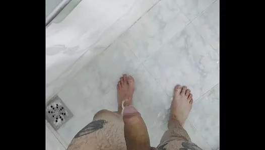 Sultry Brazilian Steam Bath Solo Showdown Unleashes Lkings Massive Throbbing Cock -