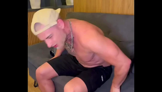 Discovering His Secret: Ripped Muscle Hunks Powerful O-Faced Self-Satisfaction Surprise