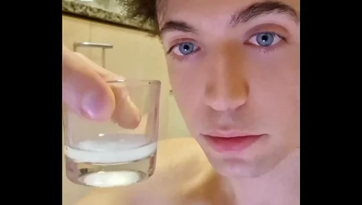 Savoring Self-Love: Twink Delights in the Tastiness of His Own Hot Cum – GayPorn 18+