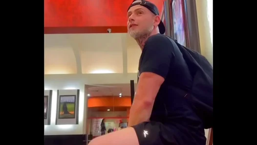 Deepthroat Thrill: Public Bathroom Blowout Shared Cum Load