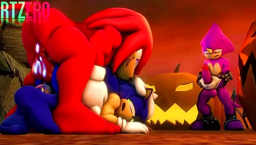 Unbridled Furry Lust: Knuckles Thigh-High Thrills as He Plunges Balls Deep