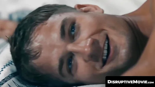 Steamy Gay: Desperate Tenant Des Irez Swallows Brandons Huge Dick to Keep Rent Paid