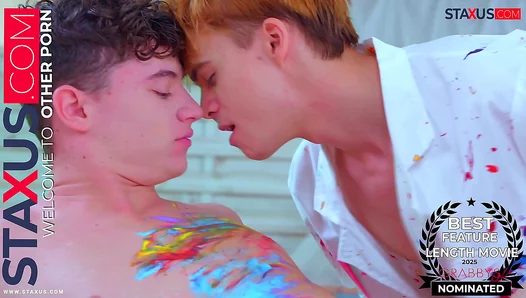 Steamy Art Class Threesome: Gabriel Nathans Get Hands-On with Each Others Cock – Teen