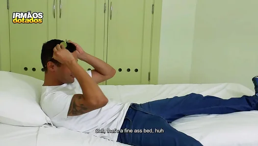Stepdads Steamy Christmas Gift: A Hungry Boy Devours His Thick Package - Hot Stepmoments