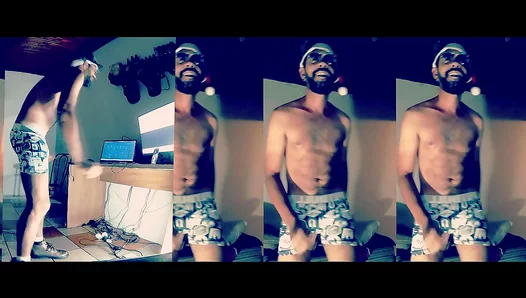 Ripped Brazilian Stud Flexes His Thick, Unsheathed Meat Amid Lizzos Uplifting Beats