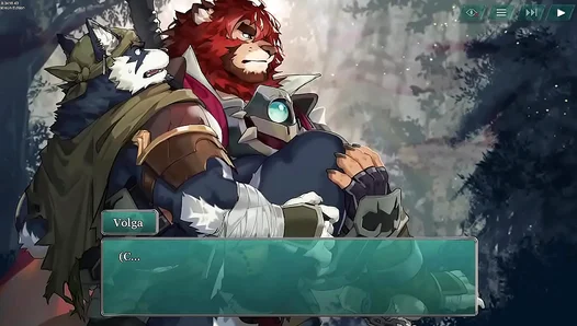 Steamy Forest Fling: Volga Treants Paws-On Gay Threesome – Animated X18+