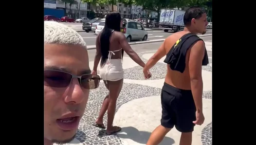 Naughty Voyeurism: Husband Enjoys Studs Throbbing Surfboard as Blonde Bodes Beneath