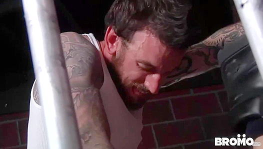 Zane Anders Raw Rendezvous: Busting a Nut with His Tattooed Cellmate in Lewd Prison