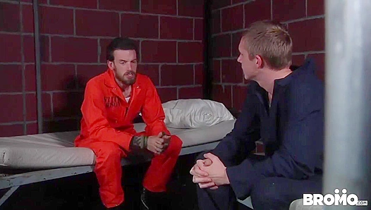 Zane Anders Raw Rendezvous: Busting a Nut with His Tattooed Cellmate in Lewd Prison