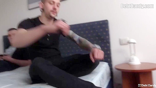 Serving His Sexual Debt: Handsome Lad Overwhelmed by Massive Loads of Thick Spunk – 18+