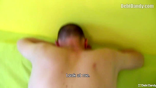 Deep Throats His Way Out of Debt: Innocent Bubble Butt Gets Stretched by Hung Top –