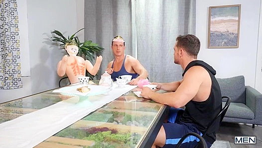 Rugged Hunks Clash: Johnny, Reese Donovan Pound Each Other Raw – 18+