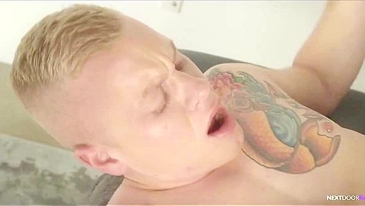 Leo Lucketts Hungry Hole Invasion: Feasting on Colton Cains Tight Bubble Butt Before