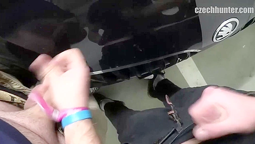 Raw Passion Ignites Parking Lot Threeway - Spurting Jizz Over Hung Amateur – XXXGay