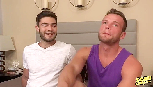 Rugged Daddys Hung Beef Gets Worshiped by Adorable Bearded Boy - SeanCody