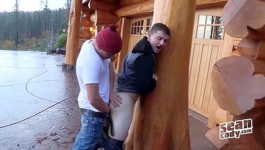 Steamy Gay Threesome: Hung Twinks Go Wild for Massive Dick Action - SeanCody