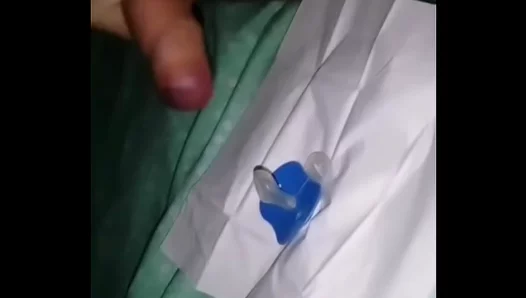 Adorable Babyface Sucks Pacifier Masturbates in Intense Solo Steam Session