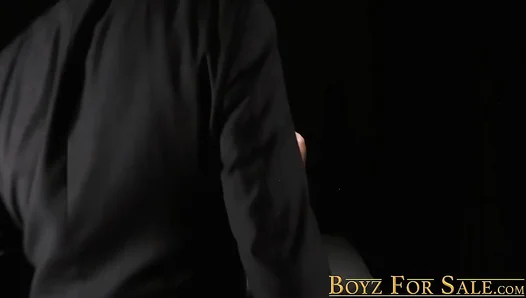 Corporate Domination: Powerful Smith Claims Young Slim Rivers for Throat-Fucking, Raw