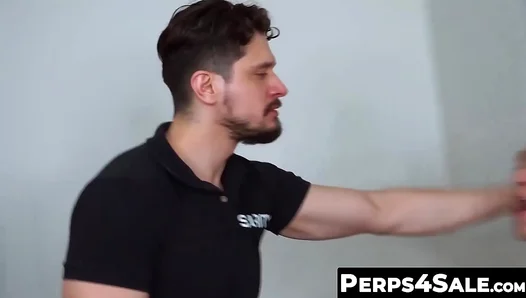 Papis Punishing Workout: Officer Marcos Dominates Stepsons Tight Ass – HotXXXGay