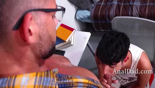 Craving Daddys Thick Rod: Stepson Miguel Swallows Every Inch – HotBlowjobs 18+