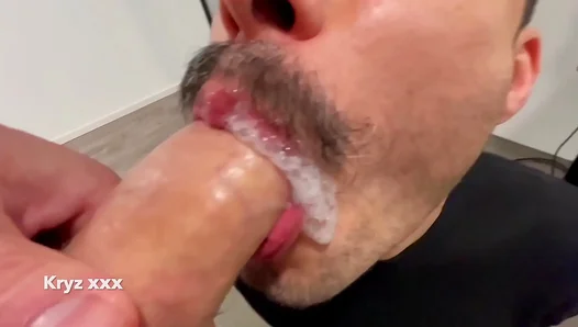 Steamy Office Threesome: Hung Boss Breeds Young Interns Tight Hole - HotGaySexScene Pt 1