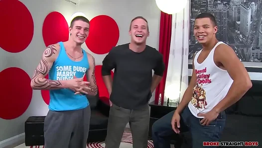 Rough Threesome Rampage: Straight Lad Submits to Jocks Massive Dick – 18+