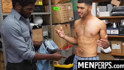Mall Cops Naughty Detention: Handsy Officer Teaches Horny Twink a Lesson - 18+