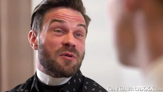Priestly Devotion: Daddys Heavy Seed Overwhelms His Longing Semen-Thirsty Hole –