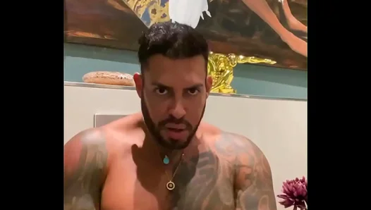 Viktor Roms Ripped Abs on Full Display as He Masturbates, Exposing His Sexy Latino Butt –