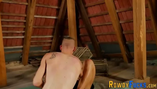 Rugged Stud Takes Whats His: Bareback Invasion of Young Athletes Clenching Ass – 18+