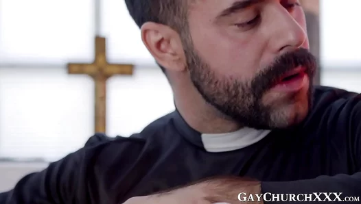 Horny Priest Brings Forbidden Ecstasy to Young Worshipper in Sacred Taboo Encounter –