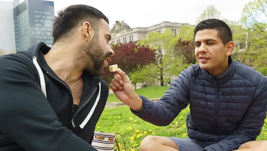 Stepdads Secret Affair Uncovered: Forbidden Lust Ignites During Sons Picnic – 18+