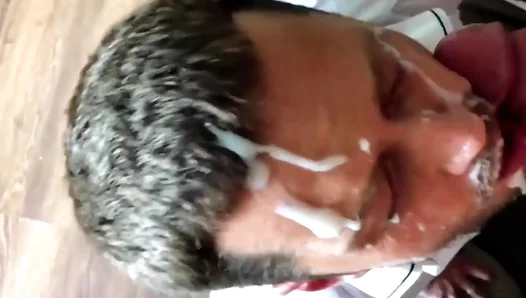 Neighbors Thick Load Drenches My Face After Sucking Off: Still Wet from Last Video Shoot