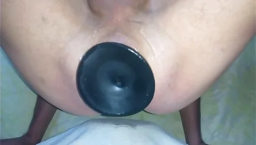 : Plug Pulled Out by Dripping Pussy in Intense Solo Flex Stretch – NaughtyFlex 18+