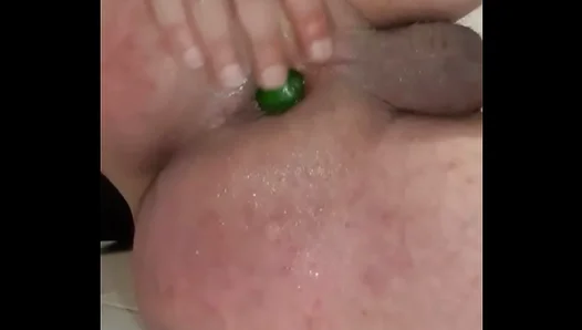 Stretching His Limits: Cucumber Play Leads to Raw, Wild Sex – GayAmateurX 18+