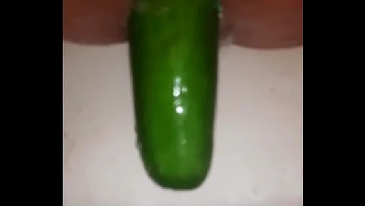 Cucumber Flesh Flexes: Steamy Solo Gay Butt Workout XXX Thrills