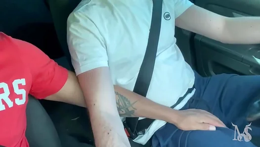 Bisexual Baits Desperate Need: Rock-Hard Cock Erupts from Male Touch Massage Lead